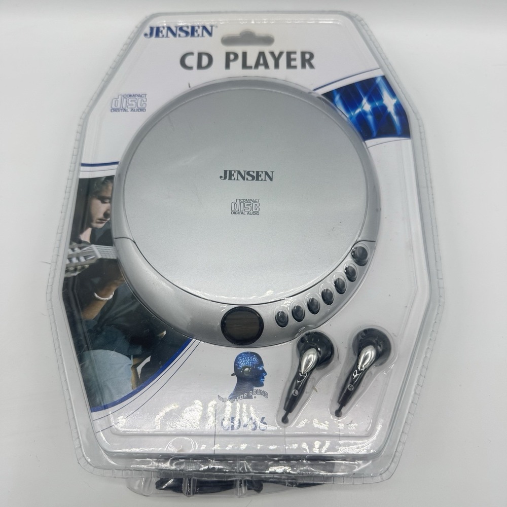JENSEN Personal Portable Digital Audio CD Player Model CD-36 New Old Stock